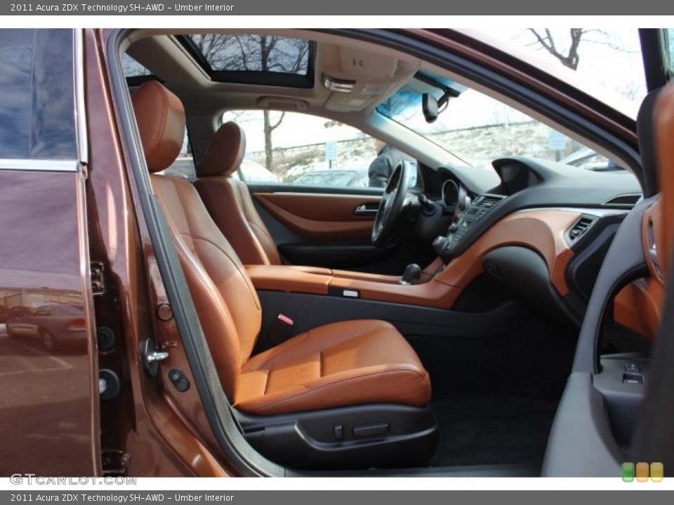 Umber 2011 Acura ZDX Interiors