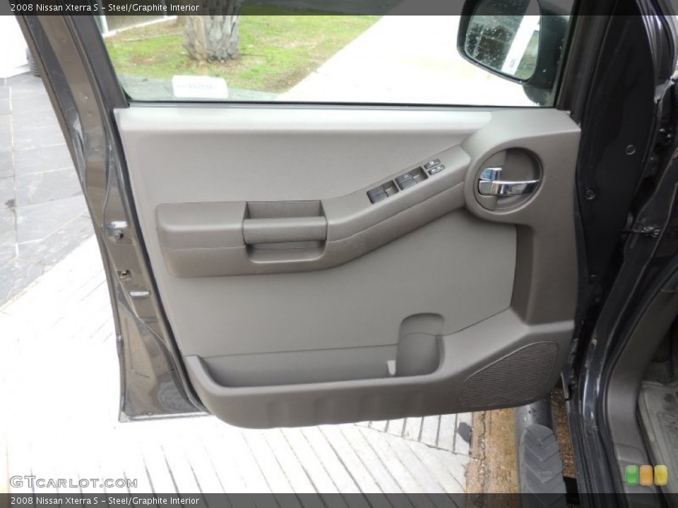 Steel/Graphite Interior Door Panel for the 2008 Nissan Xterra S #77177258