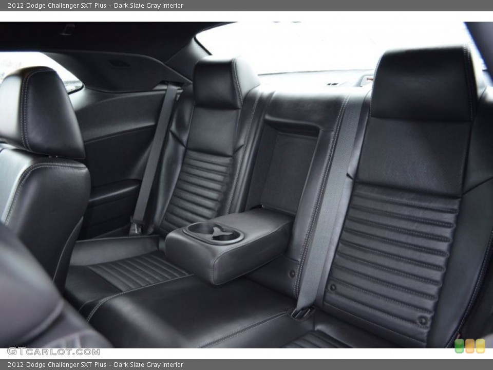 Dark Slate Gray Interior Rear Seat for the 2012 Dodge Challenger SXT Plus #77177551