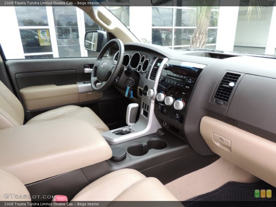 Beige Interior Photo for the 2008 Toyota Tundra Limited Double Cab #77177708