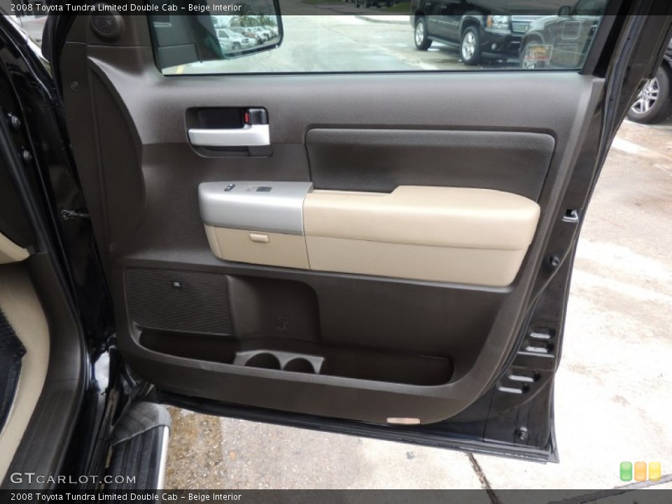 Beige Interior Door Panel for the 2008 Toyota Tundra Limited Double Cab #77177738