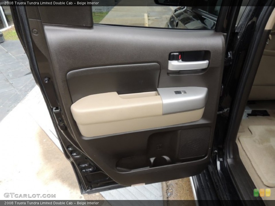 Beige Interior Door Panel for the 2008 Toyota Tundra Limited Double Cab #77177945