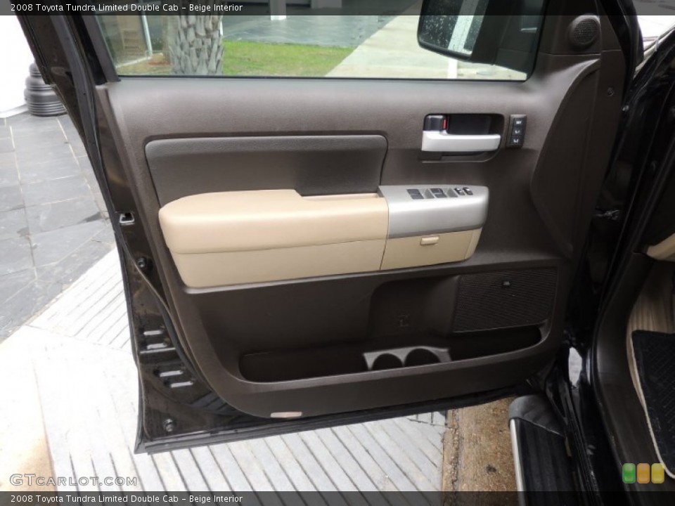 Beige Interior Door Panel for the 2008 Toyota Tundra Limited Double Cab #77177996