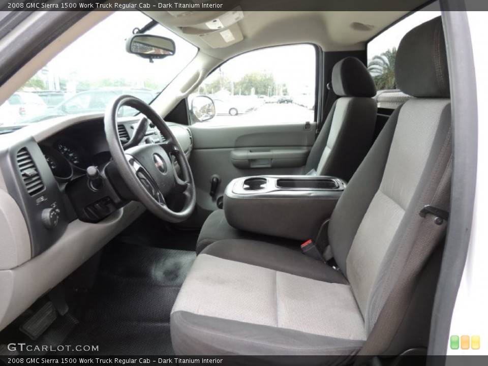 Dark Titanium Interior Photo for the 2008 GMC Sierra 1500 Work Truck Regular Cab #77179856