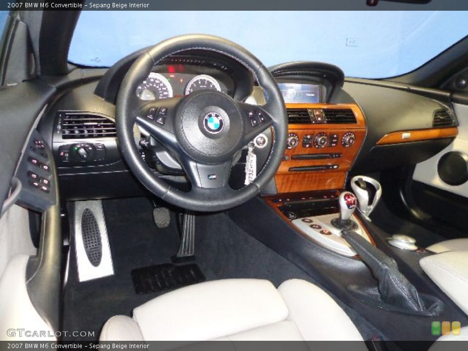 Sepang Beige Interior Prime Interior for the 2007 BMW M6 Convertible #77181783