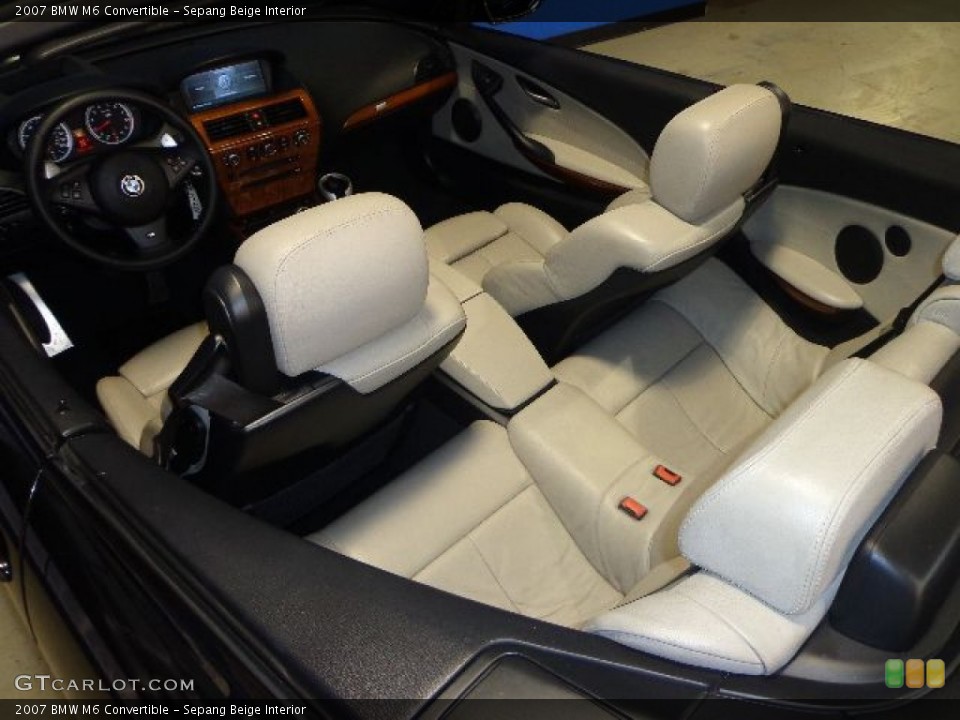 Sepang Beige Interior Photo for the 2007 BMW M6 Convertible #77181881