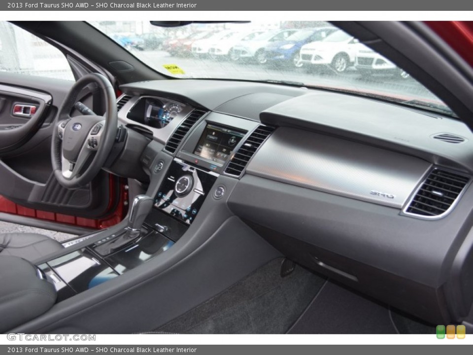 SHO Charcoal Black Leather Interior Dashboard for the 2013 Ford Taurus SHO AWD #77182142