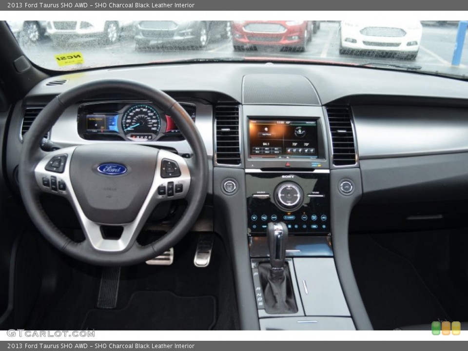 SHO Charcoal Black Leather Interior Dashboard for the 2013 Ford Taurus SHO AWD #77182280