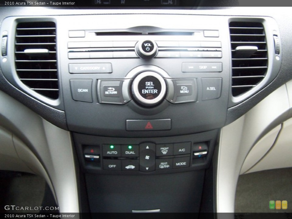 Taupe Interior Controls for the 2010 Acura TSX Sedan #77182468