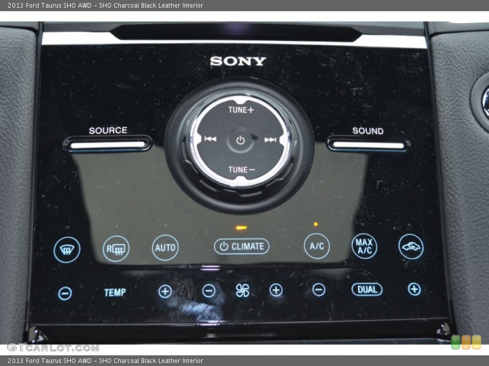 SHO Charcoal Black Leather Interior Controls for the 2013 Ford Taurus SHO AWD #77182739