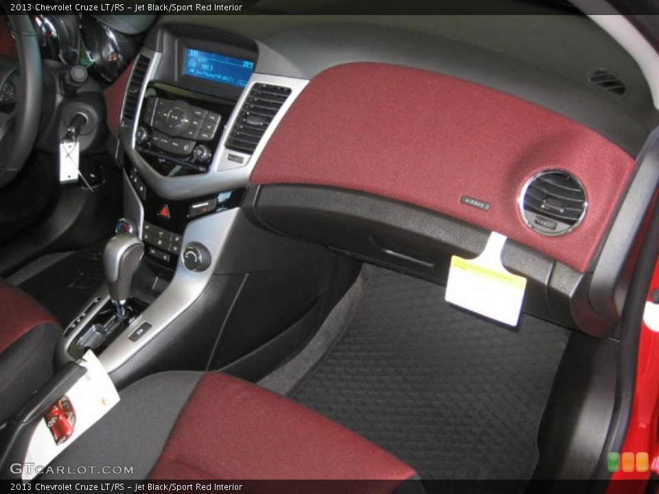 Jet Black/Sport Red Interior Dashboard for the 2013 Chevrolet Cruze LT/RS #77183917
