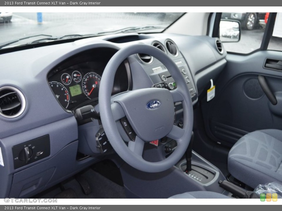 Dark Gray Interior Dashboard for the 2013 Ford Transit Connect XLT Van #77184264