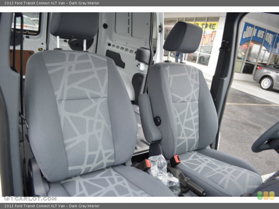 Dark Gray Interior Front Seat for the 2013 Ford Transit Connect XLT Van #77184428