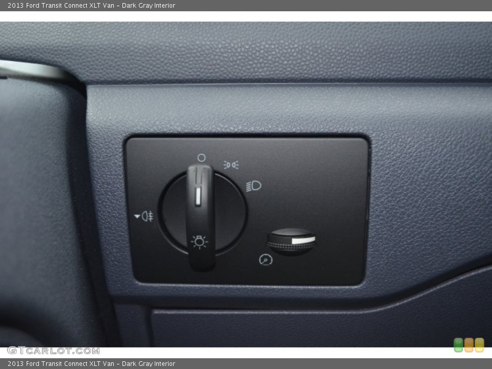 Dark Gray Interior Controls for the 2013 Ford Transit Connect XLT Van #77184530