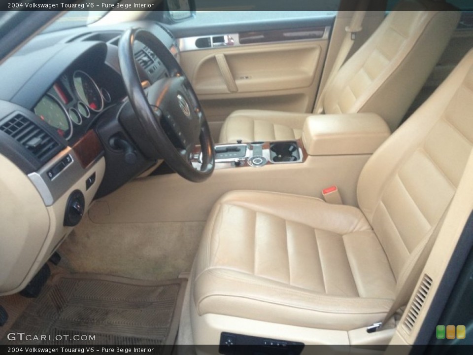 Pure Beige Interior Photo for the 2004 Volkswagen Touareg V6 #77185835