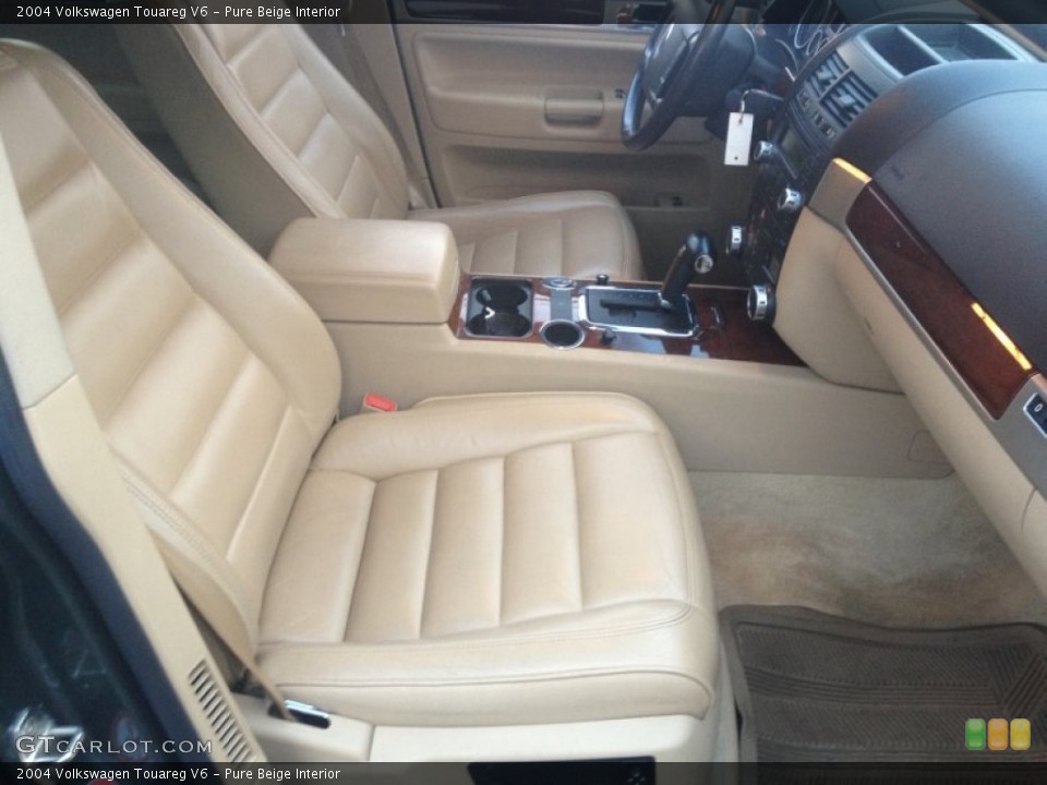 Pure Beige Interior Photo for the 2004 Volkswagen Touareg V6 #77186126