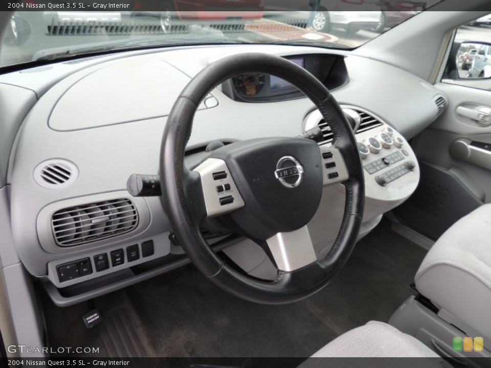 Gray Interior Dashboard for the 2004 Nissan Quest 3.5 SL #77186972