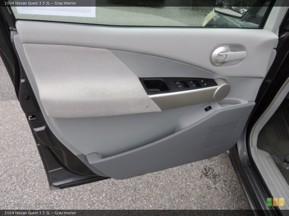 Gray Interior Door Panel for the 2004 Nissan Quest 3.5 SL #77187020