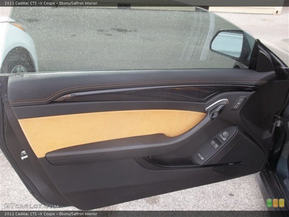 Ebony/Saffron Interior Door Panel for the 2011 Cadillac CTS -V Coupe #77187171