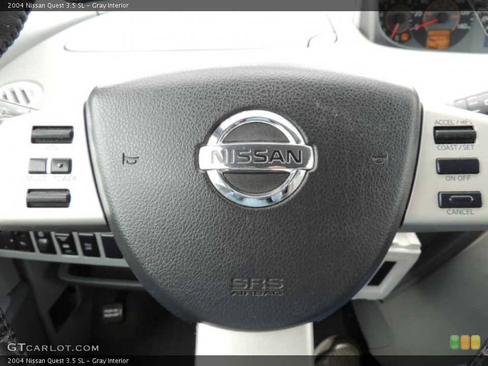 Gray Interior Controls for the 2004 Nissan Quest 3.5 SL #77187389