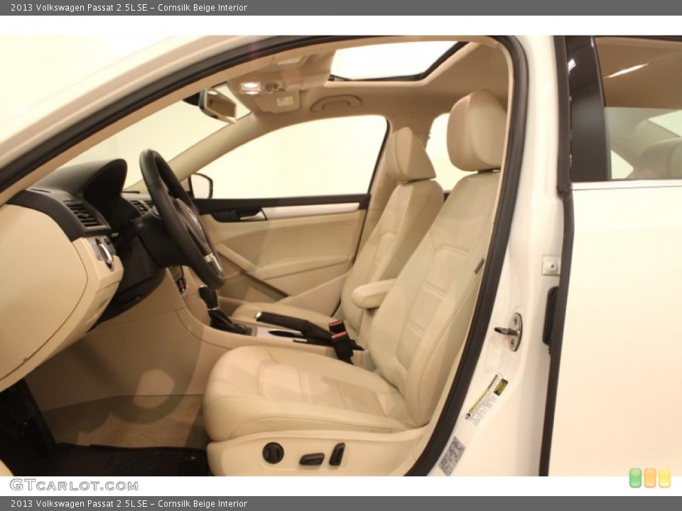 Cornsilk Beige Interior Photo for the 2013 Volkswagen Passat 2.5L SE #77188895