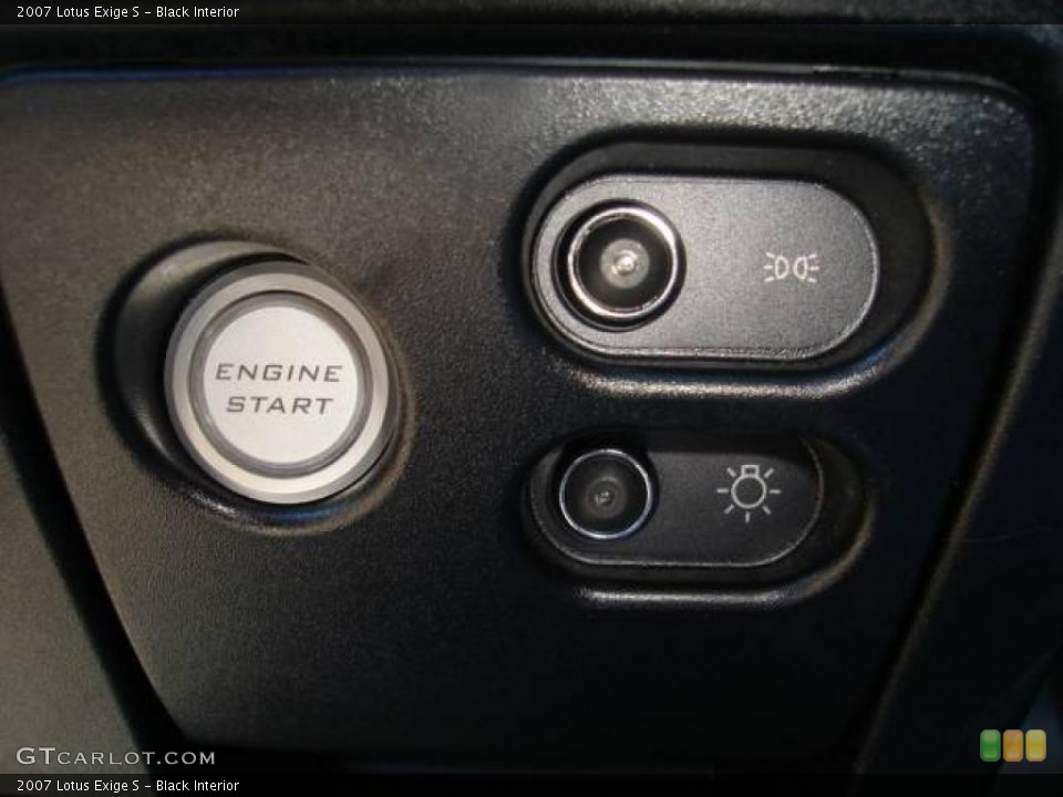 Black Interior Controls for the 2007 Lotus Exige S #7718928