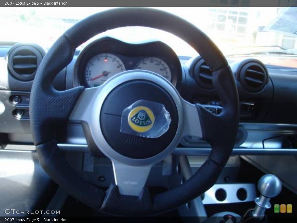 Black Interior Steering Wheel for the 2007 Lotus Exige S #7718933