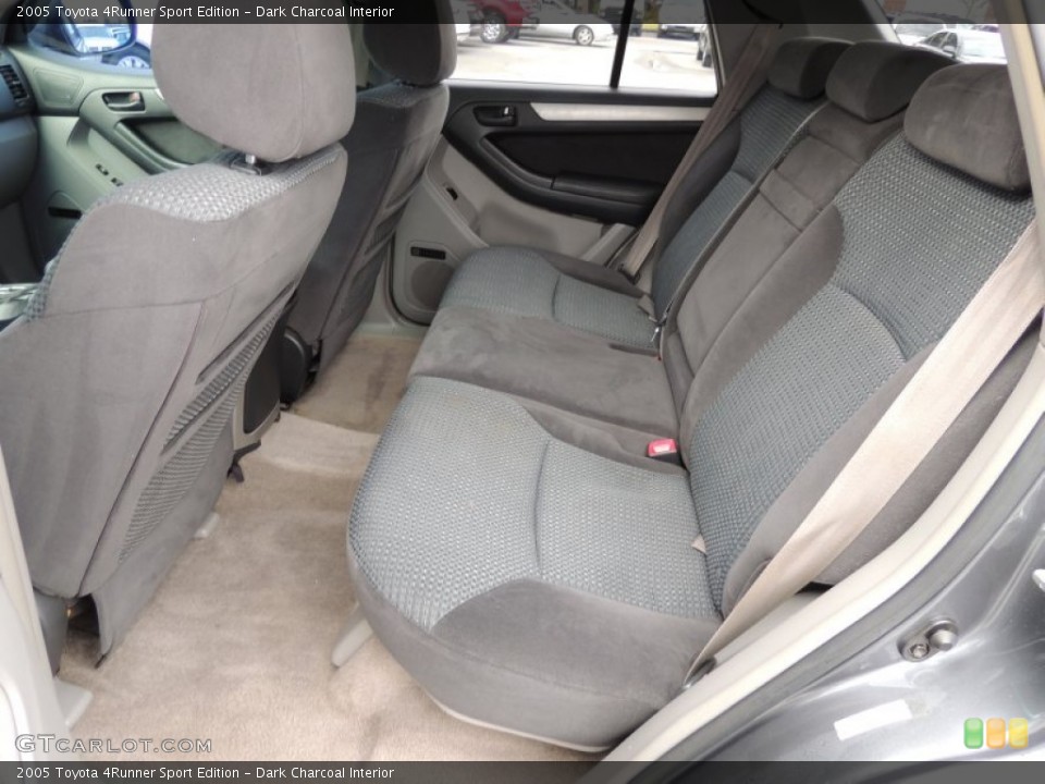 Dark Charcoal Interior Rear Seat for the 2005 Toyota 4Runner Sport Edition #77190287