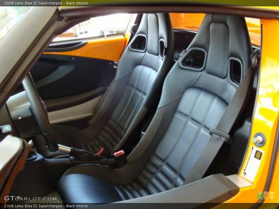 Black Interior Photo for the 2008 Lotus Elise SC Supercharged #7719033