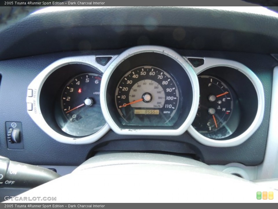 Dark Charcoal Interior Gauges for the 2005 Toyota 4Runner Sport Edition #77190725