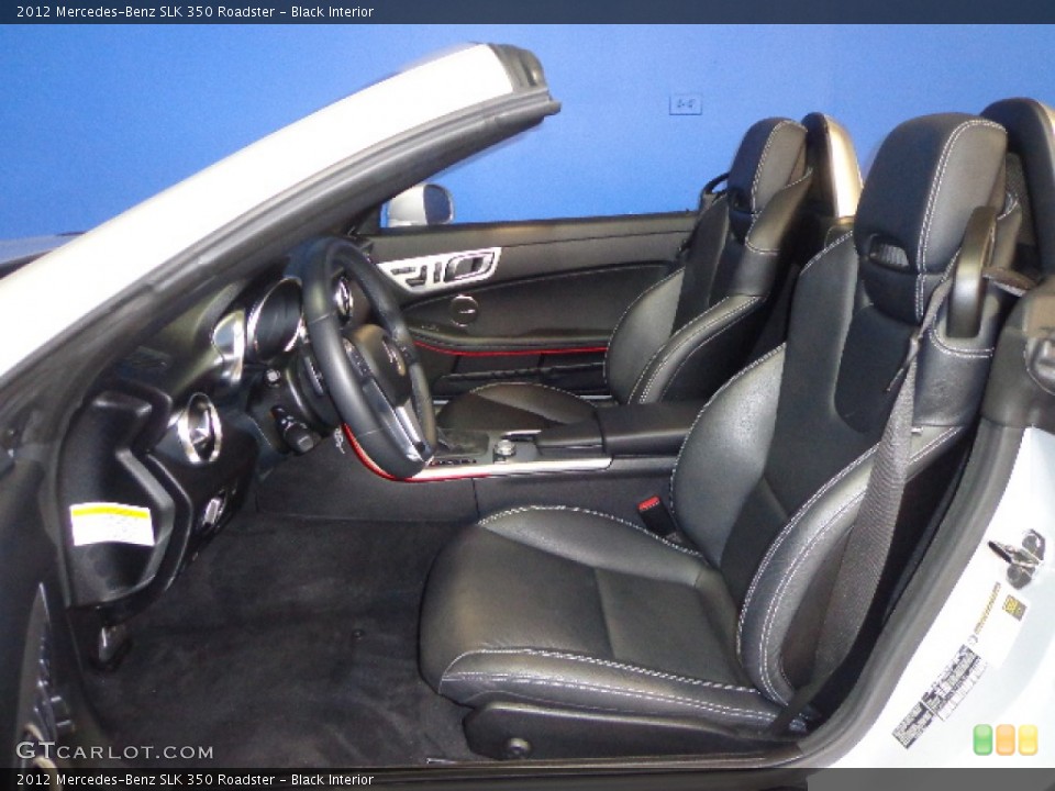 Black Interior Front Seat for the 2012 Mercedes-Benz SLK 350 Roadster #77191292