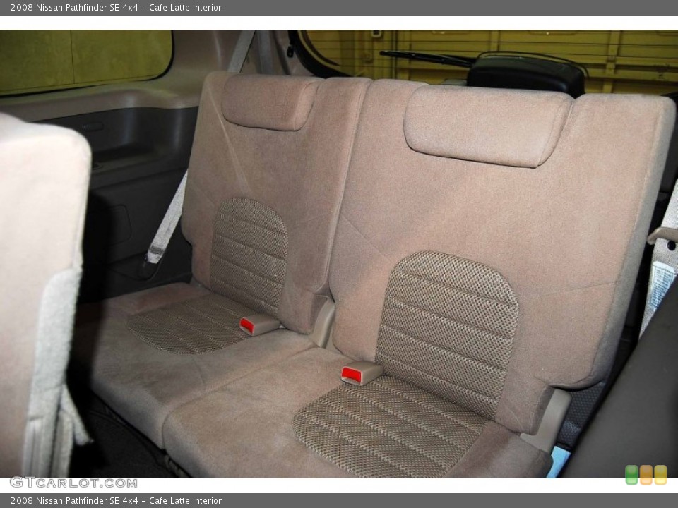 Cafe Latte Interior Rear Seat for the 2008 Nissan Pathfinder SE 4x4 #77191873