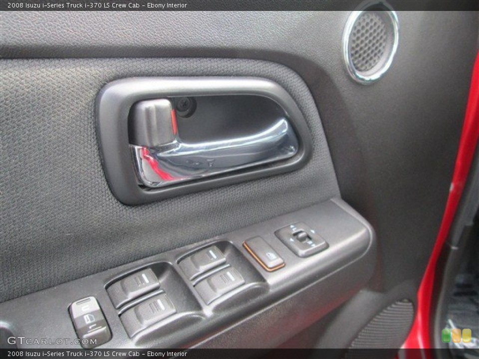 Ebony Interior Controls for the 2008 Isuzu i-Series Truck i-370 LS Crew Cab #77191919