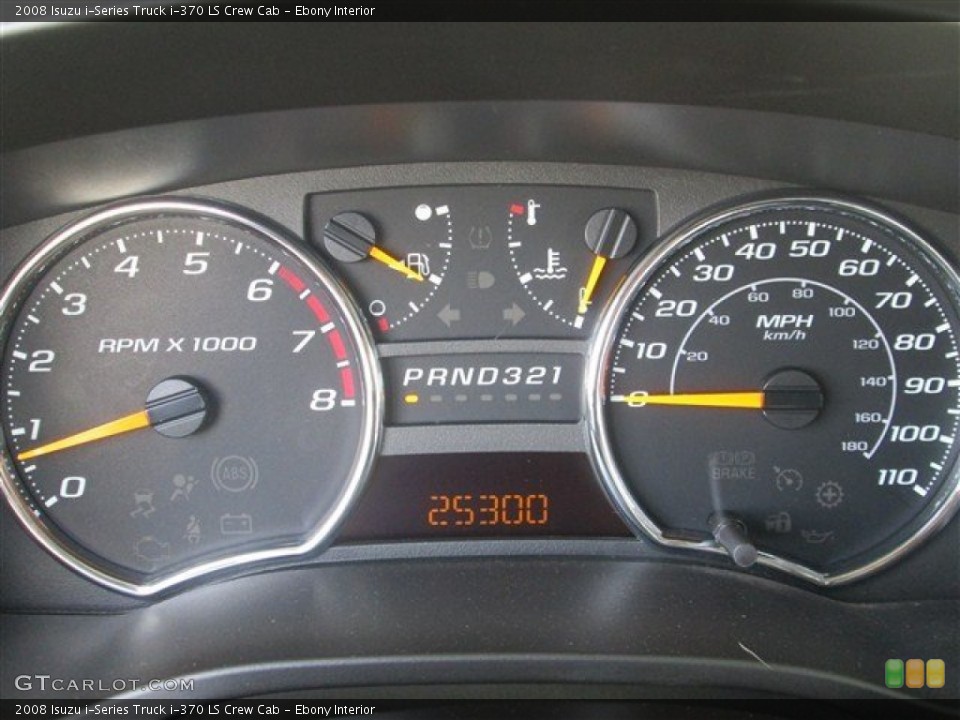 Ebony Interior Gauges for the 2008 Isuzu i-Series Truck i-370 LS Crew Cab #77191943