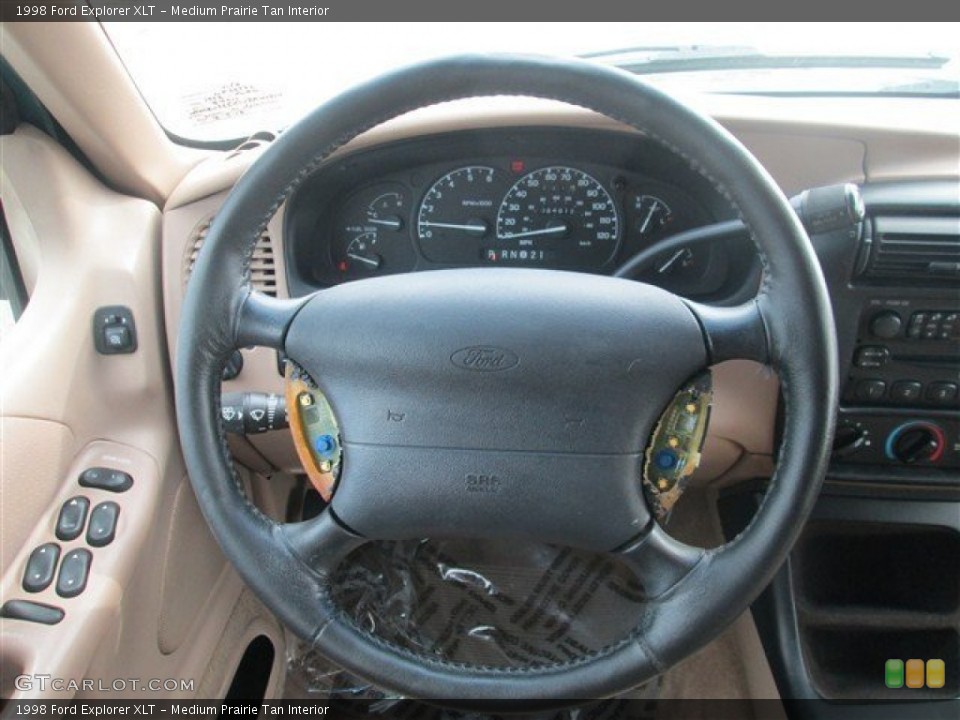 Medium Prairie Tan Interior Steering Wheel for the 1998 Ford Explorer XLT #77192963