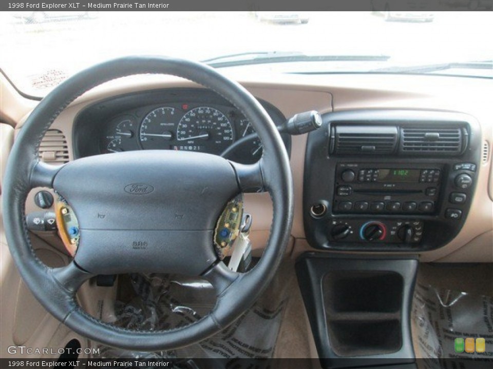 Medium Prairie Tan Interior Dashboard for the 1998 Ford Explorer XLT #77192984