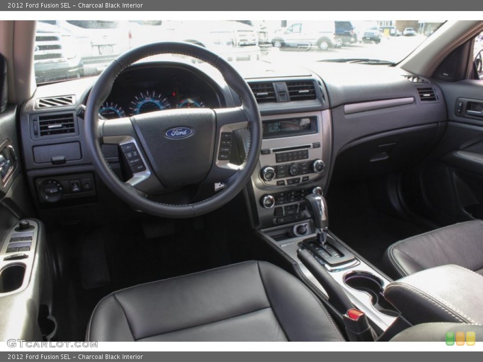 Charcoal Black Interior Dashboard for the 2012 Ford Fusion SEL #77193998