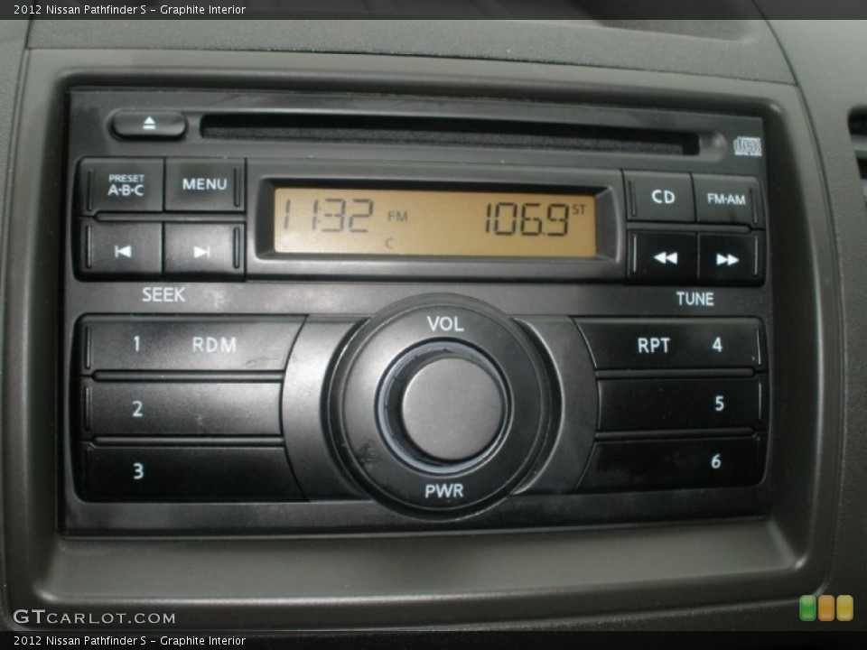 Graphite Interior Audio System for the 2012 Nissan Pathfinder S #77199613