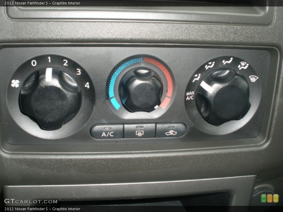Graphite Interior Controls for the 2012 Nissan Pathfinder S #77199640