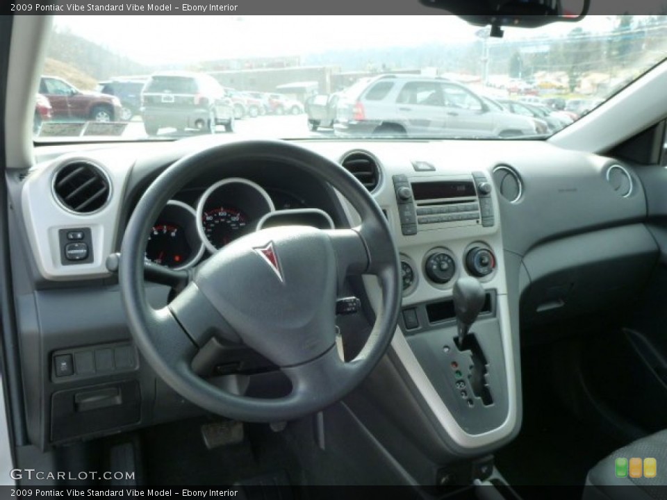 Ebony Interior Dashboard for the 2009 Pontiac Vibe  #77199748