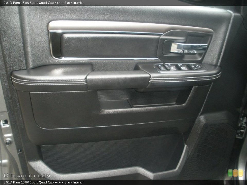 Black Interior Door Panel for the 2013 Ram 1500 Sport Quad Cab 4x4 #77200075