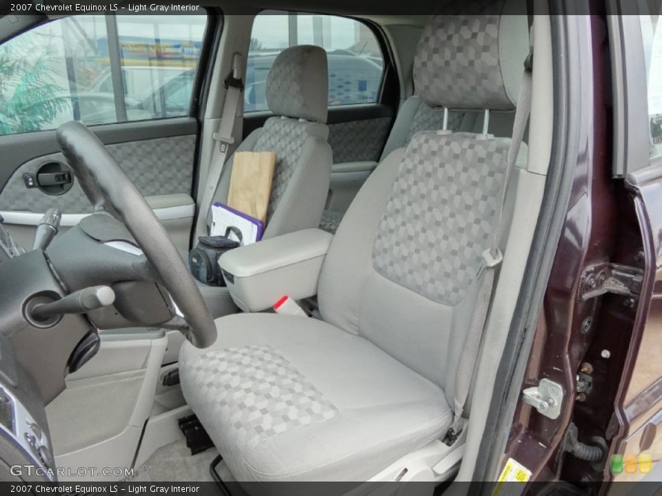 Light Gray Interior Front Seat for the 2007 Chevrolet Equinox LS #77201462