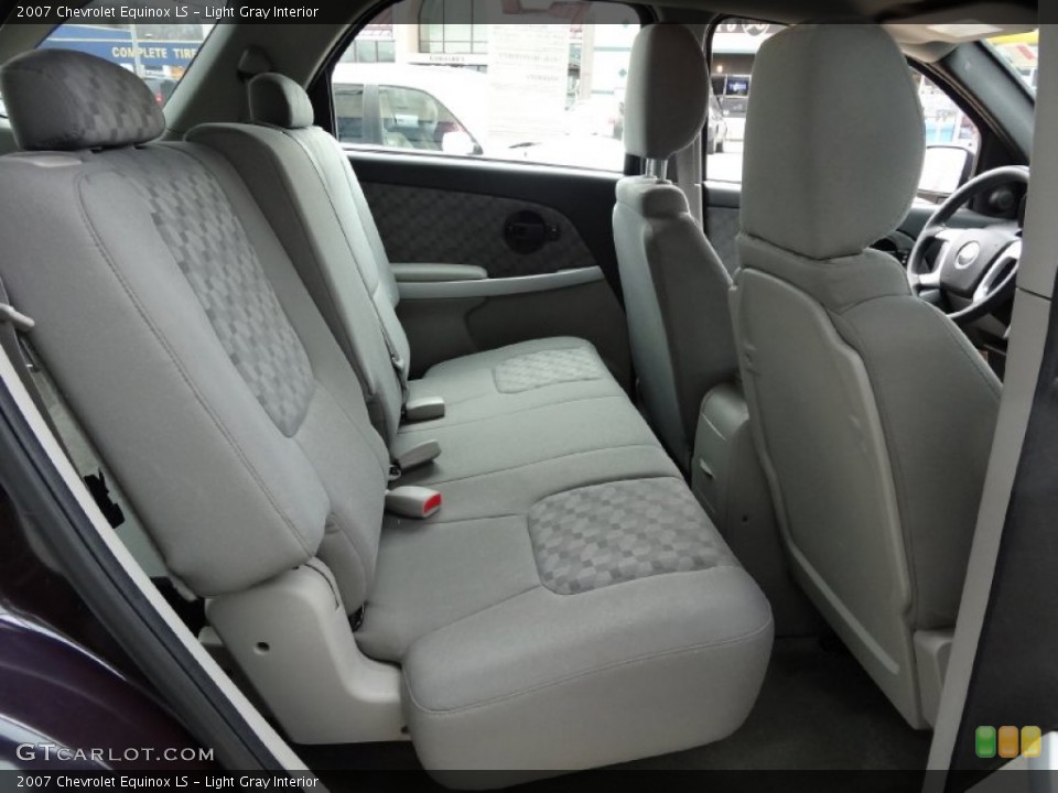 Light Gray Interior Rear Seat for the 2007 Chevrolet Equinox LS #77201533