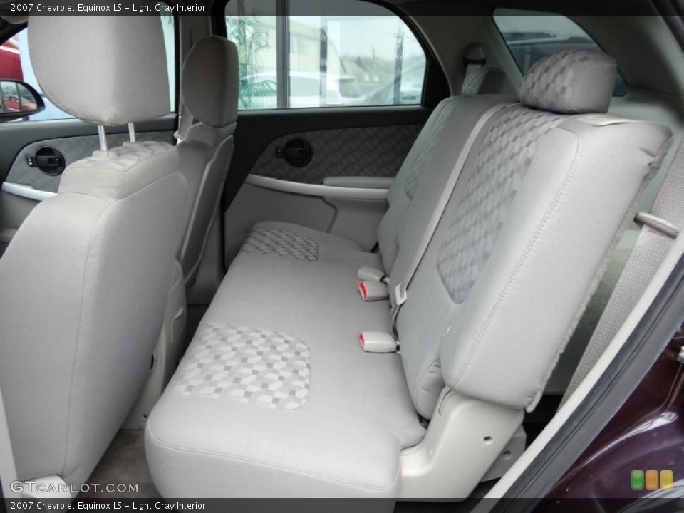 Light Gray Interior Rear Seat for the 2007 Chevrolet Equinox LS #77201580