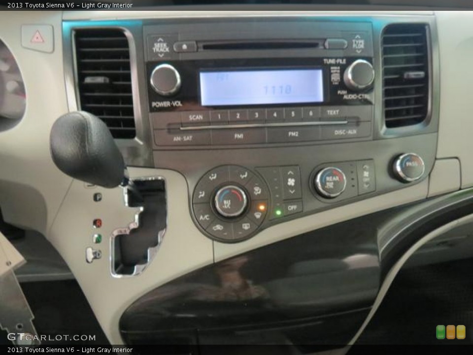 Light Gray Interior Controls for the 2013 Toyota Sienna V6 #77205317