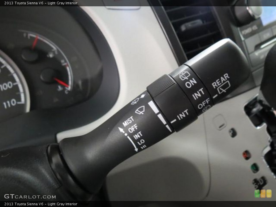 Light Gray Interior Controls for the 2013 Toyota Sienna V6 #77205356