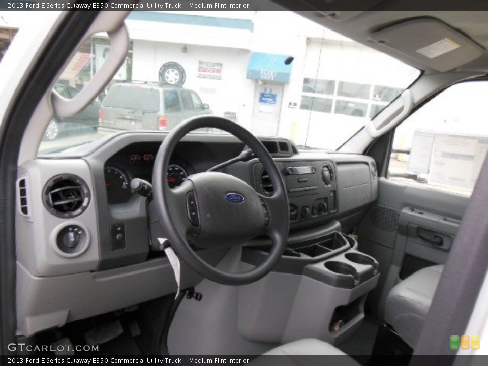 Medium Flint Interior Photo for the 2013 Ford E Series Cutaway E350 Commercial Utility Truck #77206357