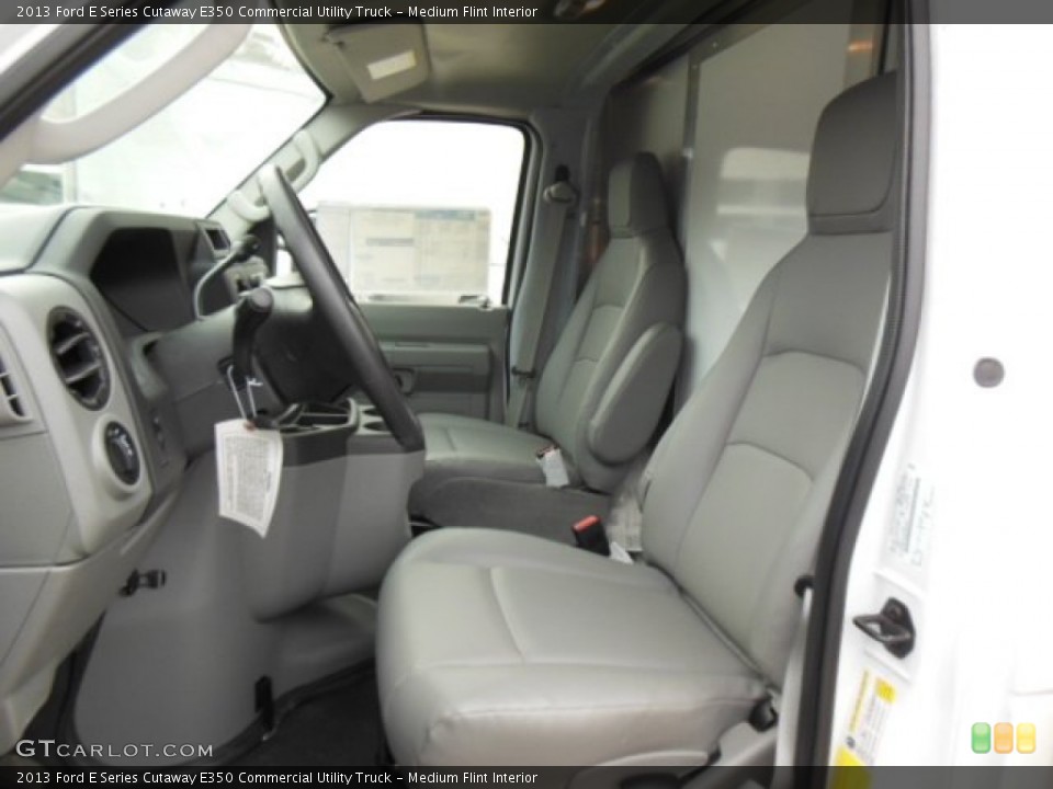 Medium Flint Interior Photo for the 2013 Ford E Series Cutaway E350 Commercial Utility Truck #77206380