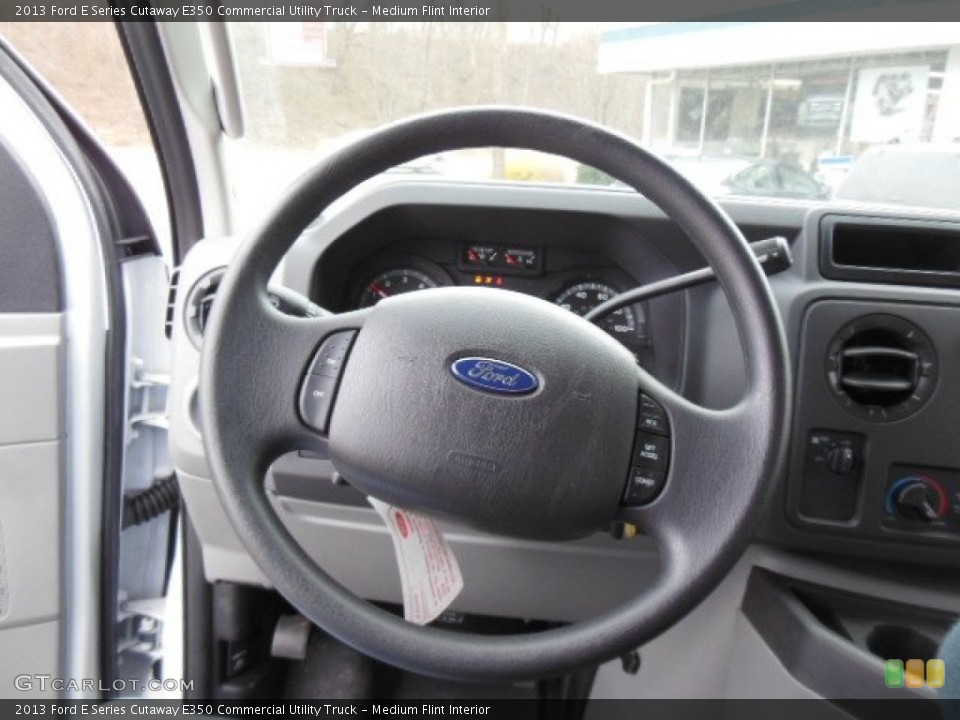 Medium Flint Interior Steering Wheel for the 2013 Ford E Series Cutaway E350 Commercial Utility Truck #77206448