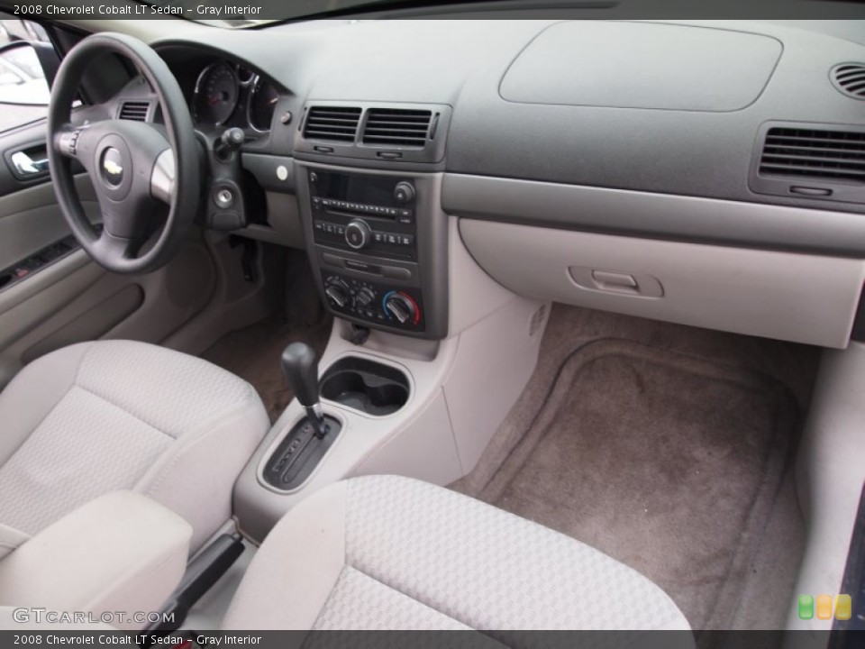 Gray Interior Dashboard for the 2008 Chevrolet Cobalt LT Sedan #77206449